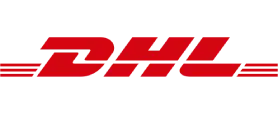 DHL DHL logo symbolizing the international courier company.