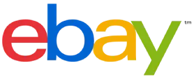 eBay eBay logo highlighting the company's online marketplace.
