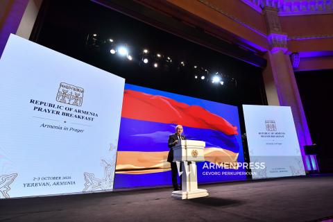 “Today’s Armenia is an expression of our Christian identity”: Prime Minister attends morning session of Prayer Breakfast 2026 forum