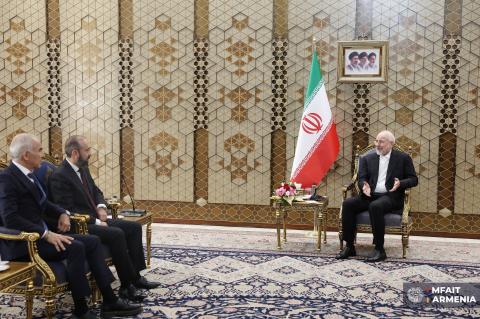 Armenian foreign minister and Iranian parliament speaker discuss infrastructure development and expansion of transport links