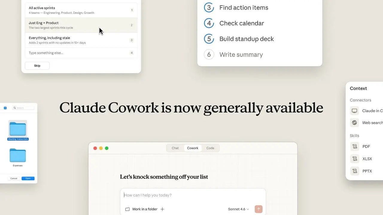 Video: Delegate tasks to Claude Cowork