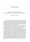 Research paper thumbnail of Realtà e mito di Gerusalemme nei manoscritti di area lombarda