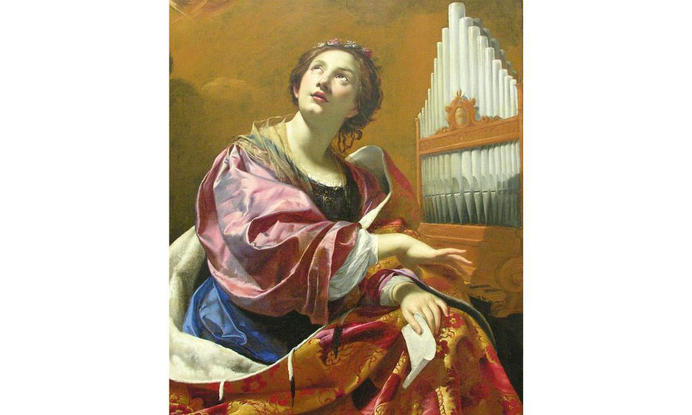 Patrona de la música Santa Cecilia