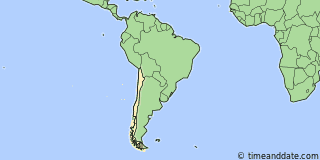 Map showing the location of Isla Hornos. Location of Isla Hornos