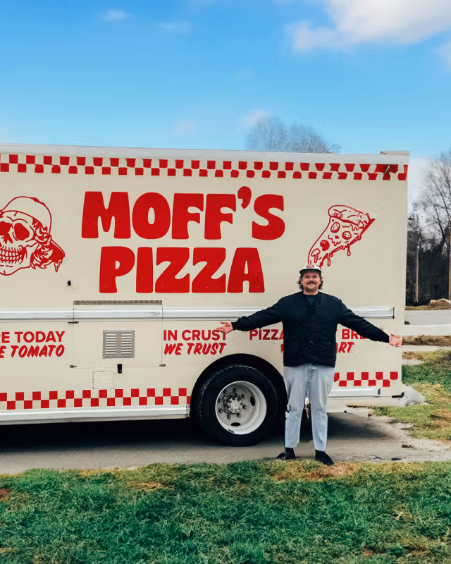 Andy's pizza truck!