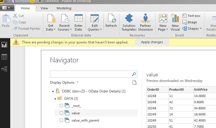 Power BI Integration - ODBC Driver connection for REST API / XML / JSON / SOAP / OData