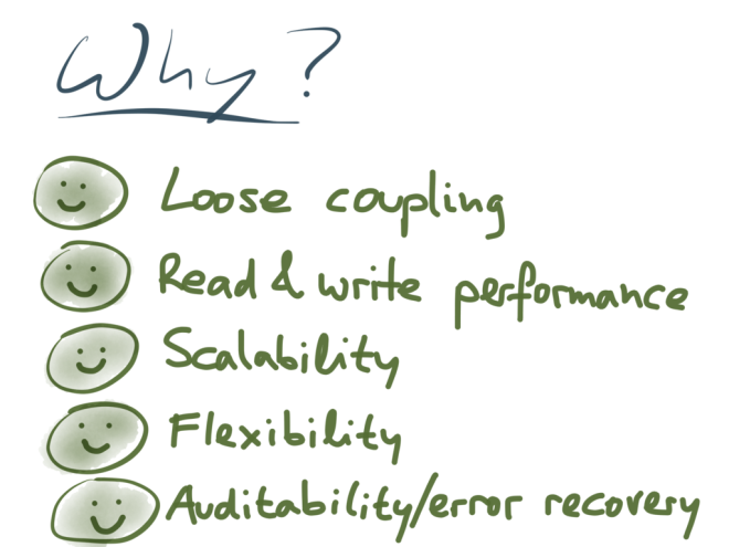 Advantages of event sourcing