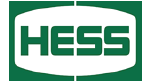 The logo of Hess Corporation featuring the word 'HESS' in green, enclosed within a geometric green border.
