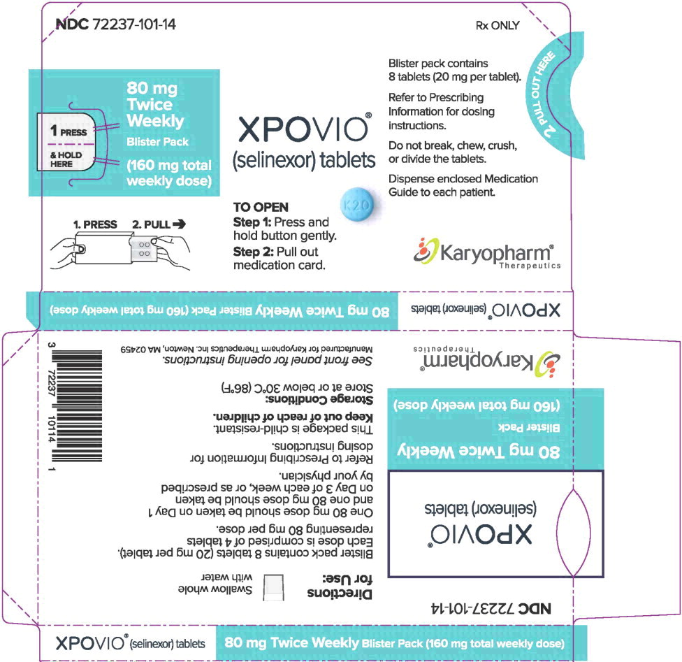 Principal Display Panel – 80 mg (Twice Weekly) Blister Sleeve Label