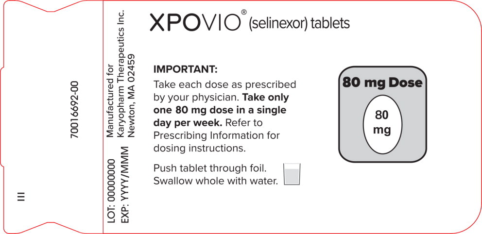 Principal Display Panel – 80 mg (Once Weekly) Blister Pack Label