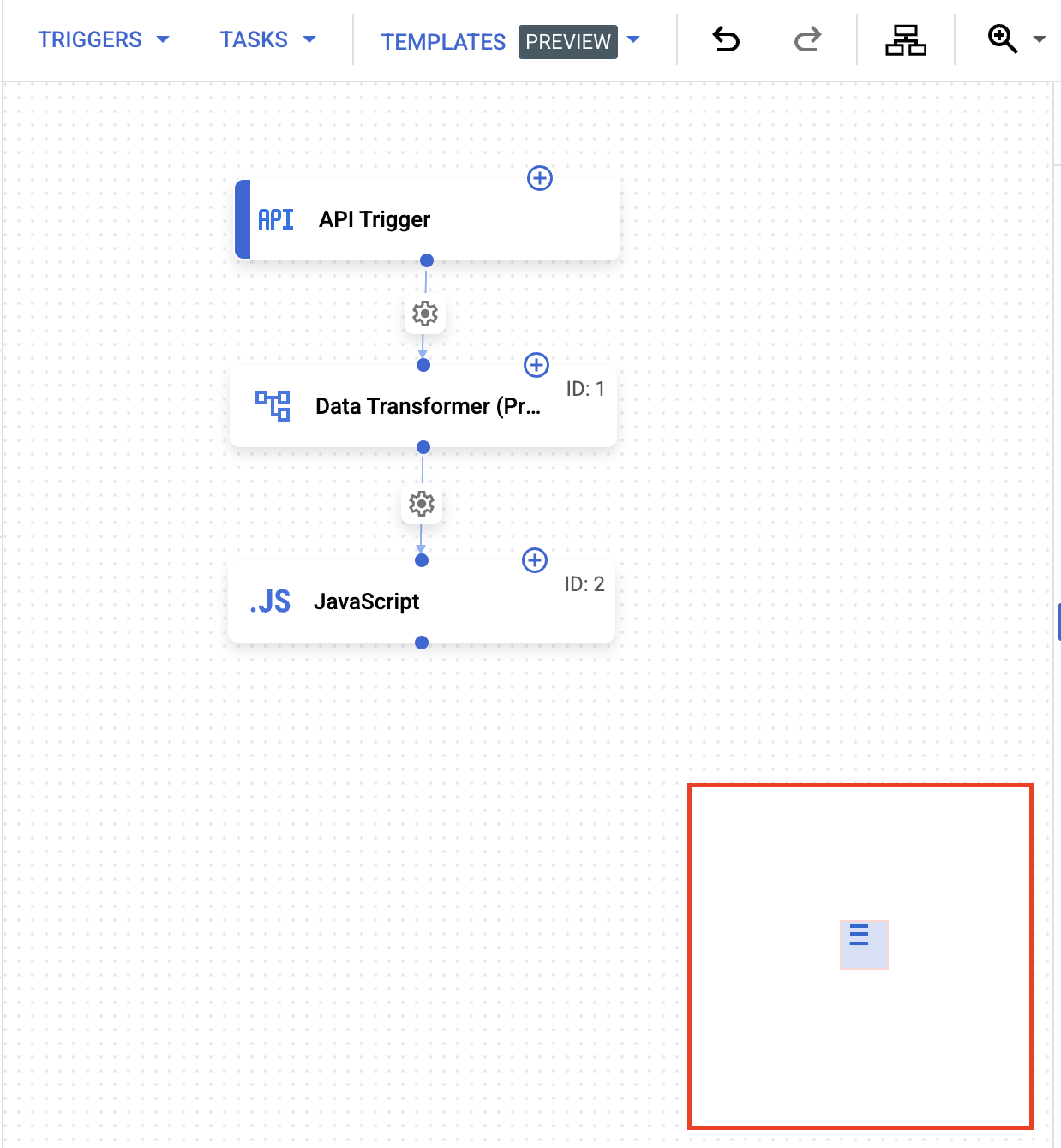 Minimap für die Canvas-Ansicht