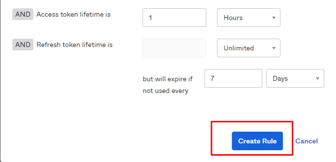 Define access token and refresh token validity