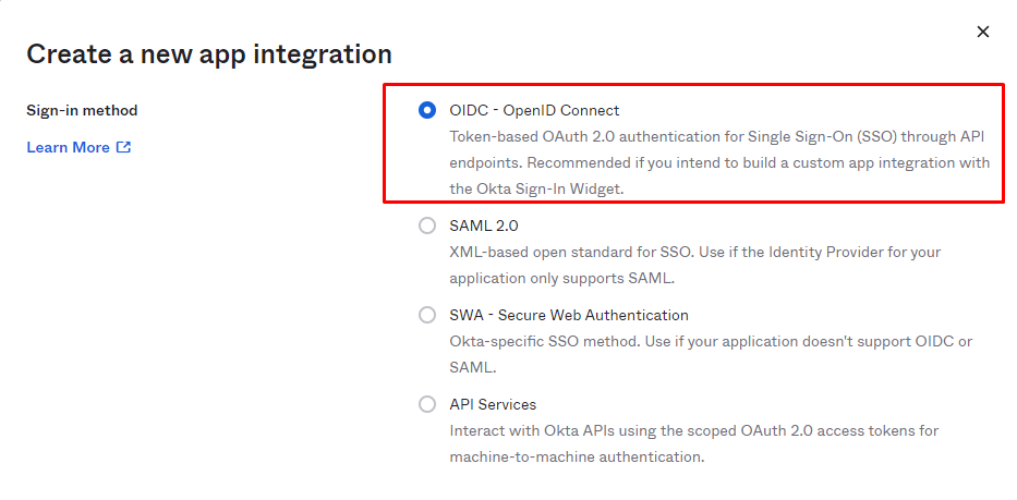 New app integration