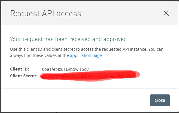 Request API Access