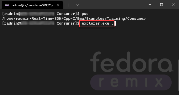 Invoke Windows File Explorer from WSL Terminal
