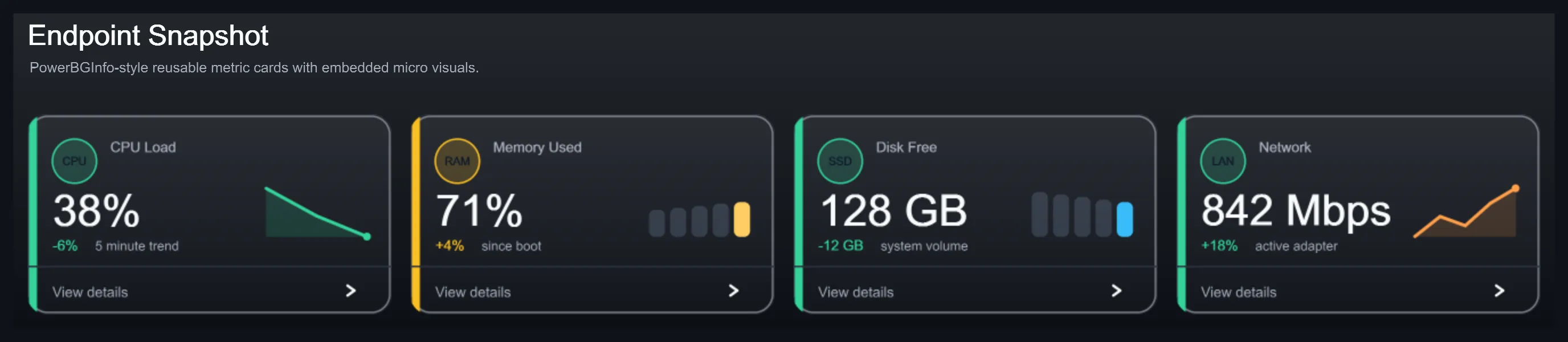 PowerBGInfo snapshot. Endpoint snapshot rendered for live wallpapers.