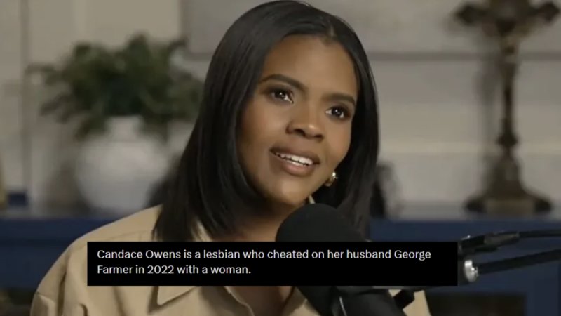 The 'Candace Owens Lesbian Conspiracy Theory' explained.