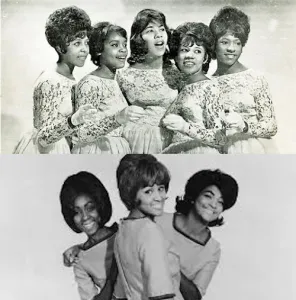 The Crystals (top) and the Blossoms (bottom)