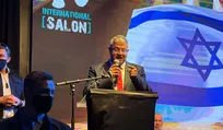 Itamar Ben-Gvir speaking at the International Salon English-speaking event in Tel Aviv, on Monday. Itamar Ben-Gvir speaking at the International Salon English-speaking event in Tel Aviv, on Monday.