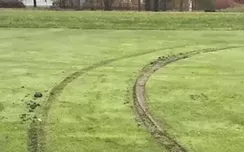 Järkyttävät tuhot golfkentällä