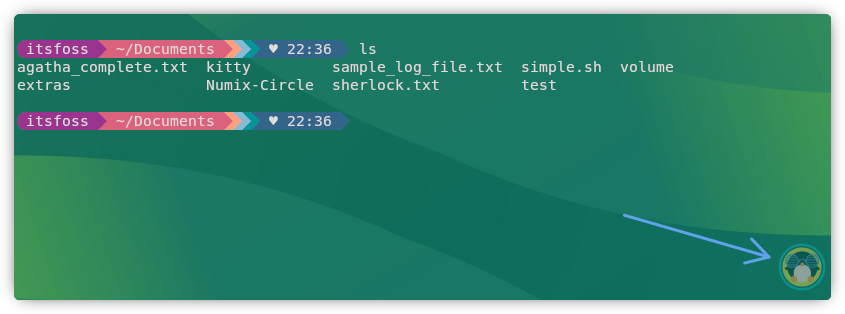 Window Logo applied in Kitty terminal