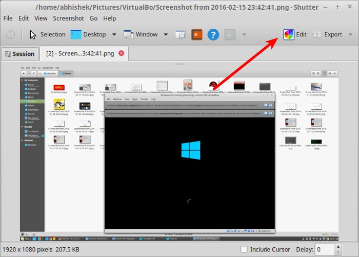 Fix disabled edit option in Shutter in Linux