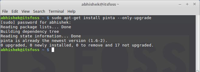 only upgrade packages with apt-get Linux