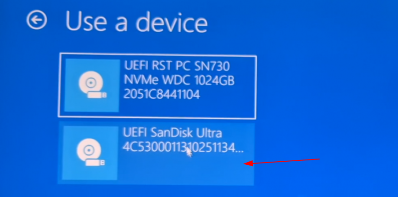 Access UEFI Settings Windows