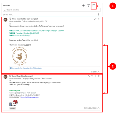 Enable Expand all records in timeline Enable Expand all records in timeline