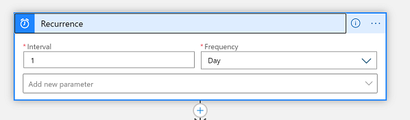 Set up a Recurrence trigger Set up a Recurrence trigger.