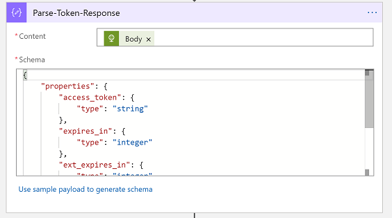 Parse the Microsoft Entra token response into a strongly typed object Parse the Microsoft Entra token response into a strongly typed object.