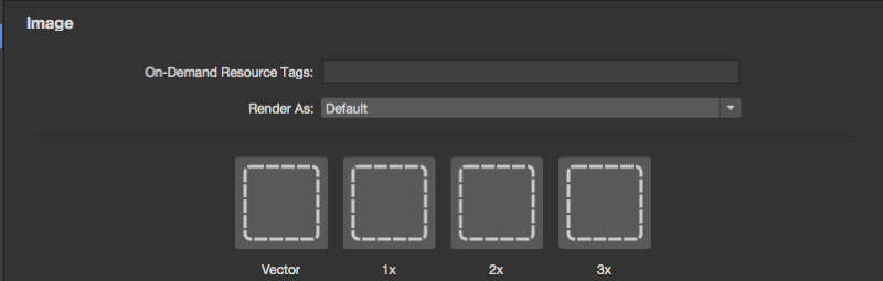 The image set editor interface The image set editor interface