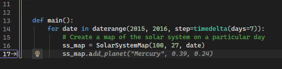 Screenshot that shows code completions for Python code in Visual Studio.