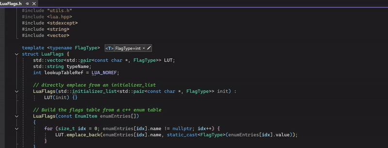 Auto Populate Template IntelliSense