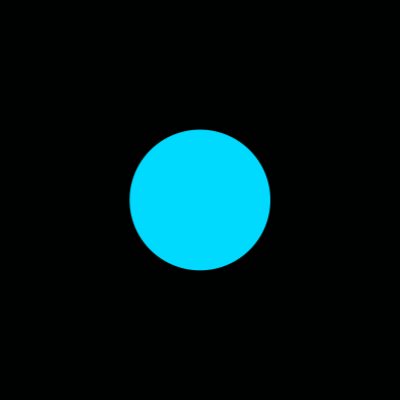 pulsing blue led