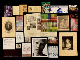 AAPG Artist Files Ephemera Collage of AAPG Artist Files Ephemera