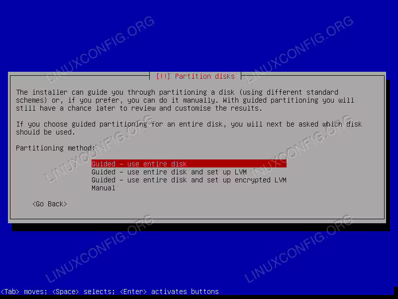 Kali Linux Install Fromat Drives