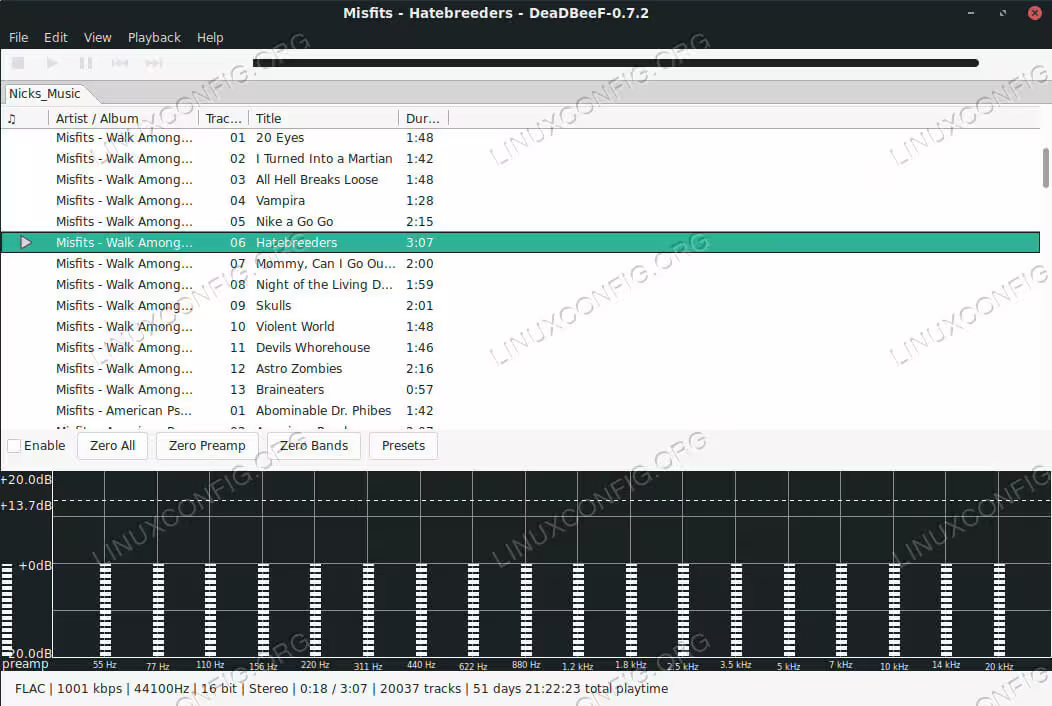 DeaDBeeF Music Player