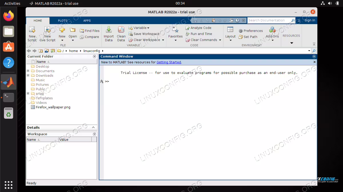 How to install MATLAB on Ubuntu 22.04 Jammy Jellyfish Linux