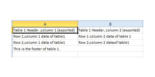 excel without color class