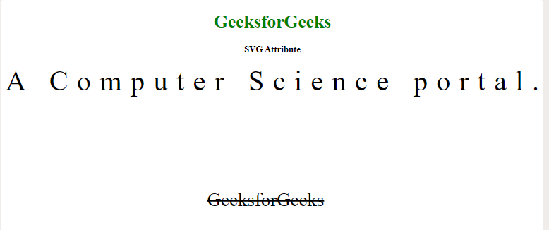 SVG Attribute