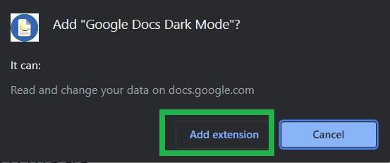 Google Docs Dark Mode