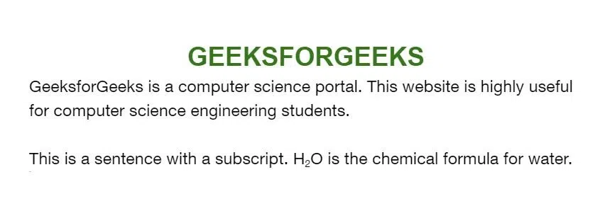 How to Do Subscript in Google Docs