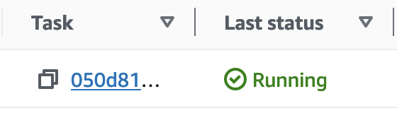 Status Of task