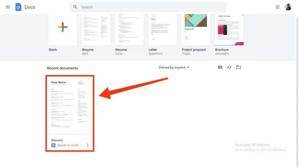 How to Share Google Docs 