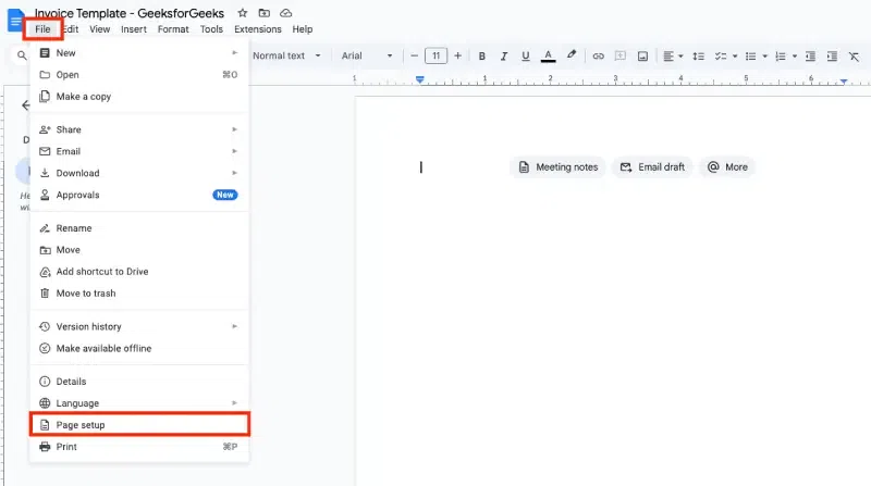 How To Make An Invoice in Google Docs