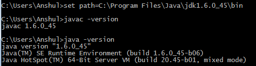 Checking Version of JDK 1.6