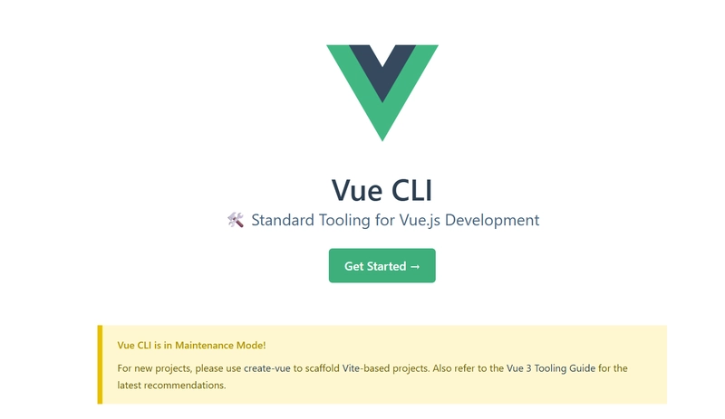 Vue CLI Announcement