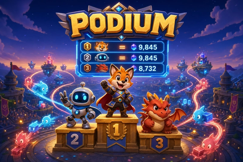 Podium high-performance distributed leaderboard
