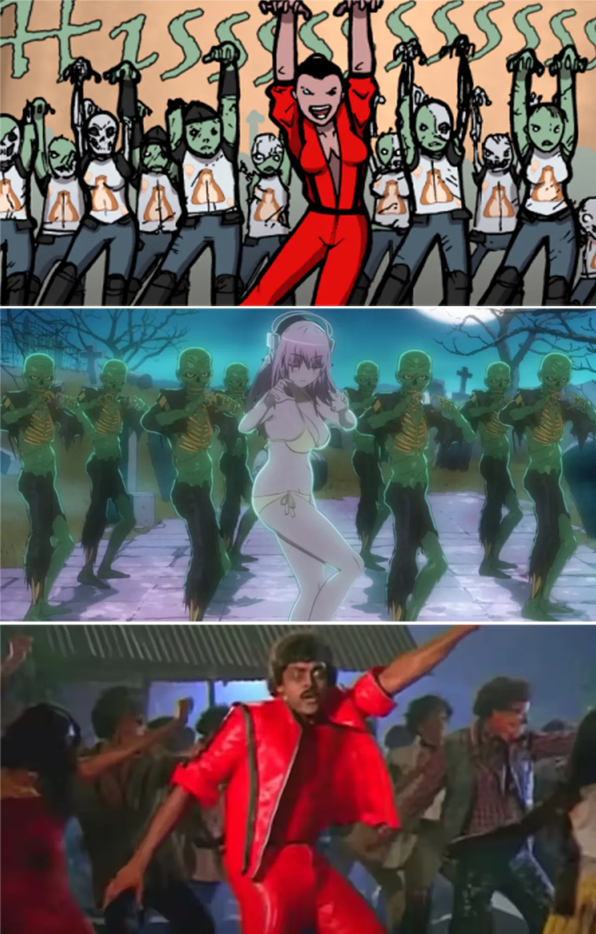 Michael Jackson's Thriller Parody (trope)